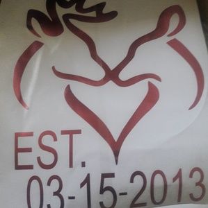 8x8 custom couples decal